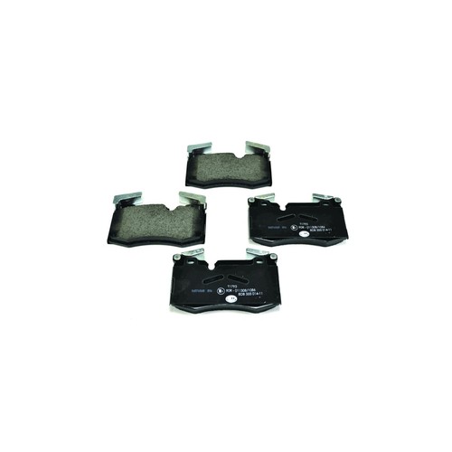 Brake pad set with wear